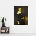 thumbnail image 2 of Portrait Adam Westerwolt Dutch East India Company Extra Large XL Wall Art Poster Print, 2 of 3