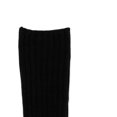 thumbnail image 2 of No Boundaries Women's Thick Ribbed Fingerless Winter Gloves, Black, 2 of 3