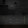 thumbnail image 5 of 4PCS Round Repeat Flowers Cabinet Fluorescence Knob Glowing in the Dark Furniture Drawer Pulls Handle with Screws, 5 of 5
