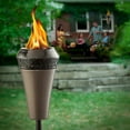 thumbnail image 2 of TIKI® Brand Island King® 66 Inch TIKI Torch Metal Large Flame Brown, 2 of 2