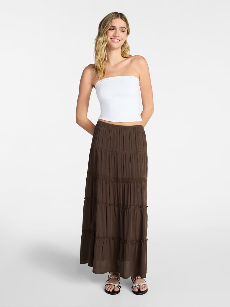 スカート dich henderson POCKET JOGGING MAXI SKIRT Amazon.com: SOFIA'S CHOICE Women's Drawstring Maxi Skirt with
