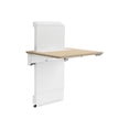 thumbnail image 3 of Ergotron WorkFit Elevate Sit-Stand - Wall-mounted sit/standing desk - rectangular - mendota maple - snow white base, 3 of 8