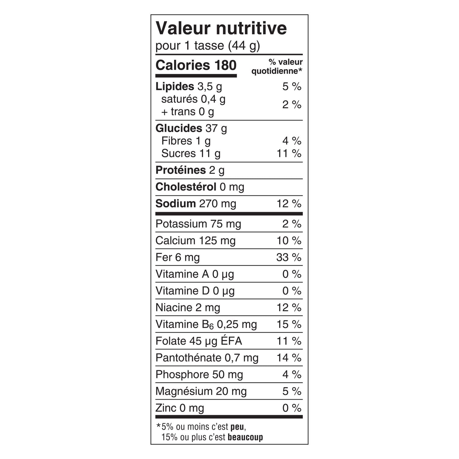 Chex Sans Gluten Pomme et cannelle Céréales