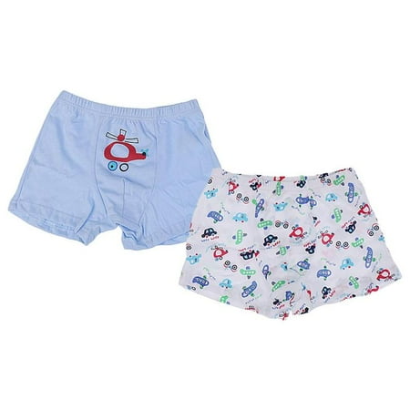

2 Piece Children s Underwear Boys Boxer Briefs Panties 7-8T Airplane