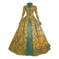 thumbnail image 1 of Tqyyweavej Robe Victorienne pour Femmes Robe Médiévale Renaissance Grande Taille Robe Vintage Robe de Bal Costume d'Halloween, 1 of 5