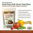 thumbnail image 4 of Old Cobblers Farm™ Wicked Organics Organic Garden and Tomato–Balanced Formula for Strong Roots, Healthy Growth & Flavorful Harvests–For Backyard Vegetable Plots (5 lbs|10 lbs|15 lbs|20 lbs)(10 lbs), 4 of 6