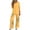422#Yellow, variant on Two Piece Sets for Women Lounge 3/4 Length Sleeve Womens Tops Graphic Pants Summer Outfits Yellow S