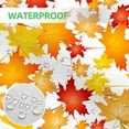 thumbnail image 5 of Fall Shower Curtain, Fall Maple Leaves Shower Curtains for Bathroom, Autumn Thanksgiving Day Harvest Decor Waterproof Fabric with Hooks 72x72 Inch, 5 of 6