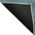 thumbnail image 3 of Addison Rugs Chantille Indoor/Outdoor Transitional Abstract Teal Washable Round Rug, 8' x 8', 3 of 6