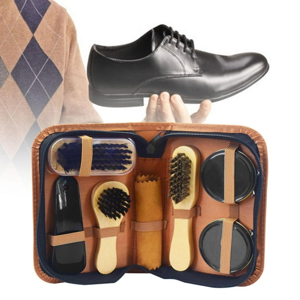 Leather shoe shine kit hotsell