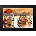 thumbnail image 2 of West, Ronald 14x11 Black Modern Framed Museum Art Print Titled - Water Restaurant, 2 of 5