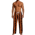 thumbnail image 6 of Gaexia Halloween Mens Pajama Bottoms Cotton Lounge Pants Funny Print Sleepwear Casual Home Trousers with Pockets, 6 of 7