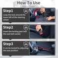 thumbnail image 4 of Steering Wheel Lock - Heavy Duty Antitheft Device and Car Security Lock with Adjustable Locking and 3 Keys -for Auto/SUV/Van/Truck, 4 of 5