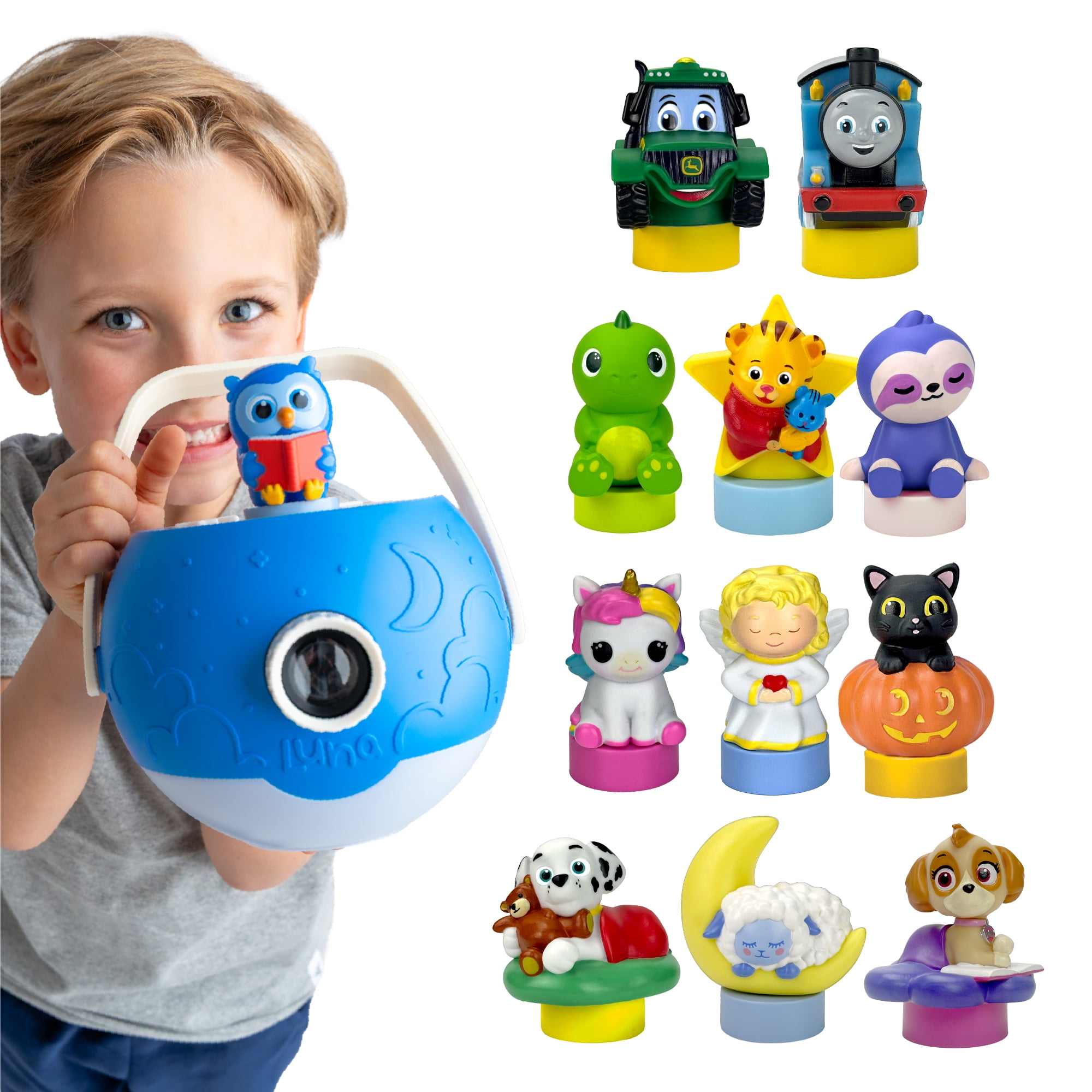 Luna Daniel Tiger Figurine Cartridge with 5 Stories and 5 Songs, Ages 3+ Compatible with Storytime Projector