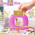 thumbnail image 3 of Homestec Tarjetas flash parlantes para niños pequeños con acento americano y 288 palabras visuales, juguetes de terapia del habla para niños y niñas de 3, 4, 5 y 6 años, kit sensorial Montessori para, 3 of 5