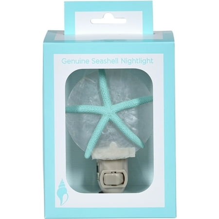 

Green Starfish Boxed Night Light Nautical Home Decor
