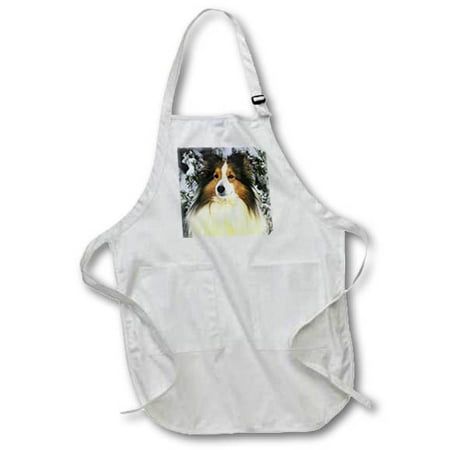 

Sheltie Full Length Apron with Pockets 22w x 30l apr-640-1
