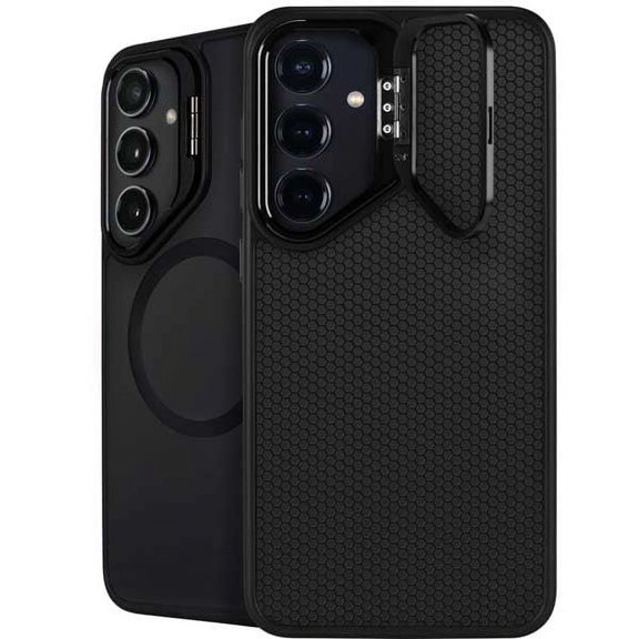 Skinit Specialty Vinyl Black Hex Texture Galaxy S24 Plus Kickstand Case