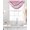 Pink, variant on Sage Green Sheer Waterfall Valance Curtains for Window, Modern Abstract Grey Striped Art Rod Pocket Sheer Topper Swag Curtains for Living Room, Kitchen 38.5"W x 47.2"L, 2 Panels