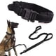 thumbnail image 1 of Set táctico de collar y correa para perro Xqpetlihai negro talla M, 1 of 8