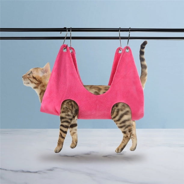 Hamaca para mascotas, toalla auxiliar, hamaca para el cuidado del perro, bolsa de sujeción para mascotas, Toalla de baño para Gato multifuncional, perro para lavar el baño
