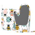 thumbnail image 3 of Disketp Colorful Insects Oven Mitts And Potholders Bbq Gloves-Oven Mitts And Pot Holders With Recycled Infill Silicone Non-Slip Cooking Gloves For Cooking Baking Grilling, 3 of 9