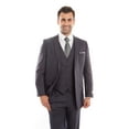 thumbnail image 1 of Mens Two Button Ultra Slim Fit Tone On Tone Notch Lapel Suit, 1 of 4