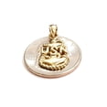 thumbnail image 5 of 14k yellow Gold USN Pendant United States Navy military anchor fine jewelry 2.5g, 5 of 12