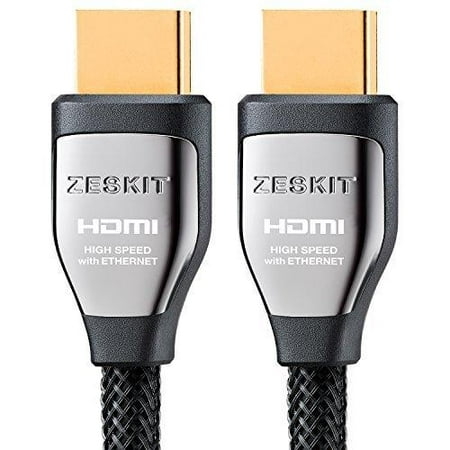 HDMI Cable 6.5ft Cinema Plus 28AWG (4K 60Hz HDR 4:4:4) HDCP 2.2 - Exceed HDMI 2.0, High Speed 22.28 Gbps - Compatible with Xbox PS3 PS4 Pro nVidia AMD Apple TV 4K Fire Netflix LG Sony Vizio