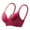 Red, variant on Yyeselk Push Up Bras for Women No Underwire Seamless Bra Lift Up Wireless Everyday Bra Longline Smoothing T-Shirt Bras Beige 34
