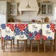thumbnail image 1 of YiJuHui Independence Day Chair Covers Set of 4, Patriotic Chair Back Covers for Dining Room, Kitchen, Party Decor, Memorial Day 4th of July Decorations, Chair Slipcovers for Home Holiday Party, 1 of 6
