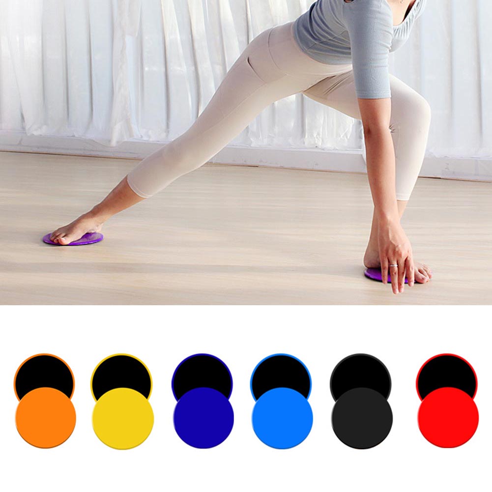 windfall 2Pcs Gym Home Body Core Exercise Workout Yoga Fitness Slider Gliding Disc Pad