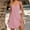 Pink, variant on Womens Sleeveless Mini Dresses Tank Beach Slip Dress Summer Sundress Solid Color,Casual Pockets Dress for Junior Mujer