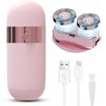 thumbnail image 1 of Depiladora facial para mujeres, depiladora impecable portátil, afeitadora eléctrica indolora para rostro, mentón, labios, bikini, brazos, axilas con luz LED, carga USB, 1 of 5