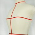 thumbnail image 3 of Goriertaly Mini Form Mannequin with Wooden Base, Adjustable Height, White, 1 Piece, 3 of 6
