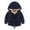 Navy Blue, variant on Esaierr 3-10 Years Boys Girls Hooded Coats Jacket for Toddler Kids,Warm Fleece Coats Windproof Zipper Padded Coats