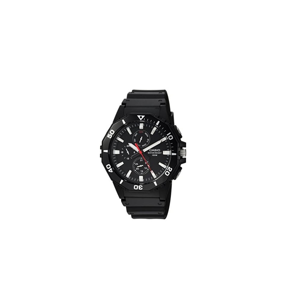 Casio - Men's Large Face Diver Style Watch, Black - Walmart.com - Walmart.com