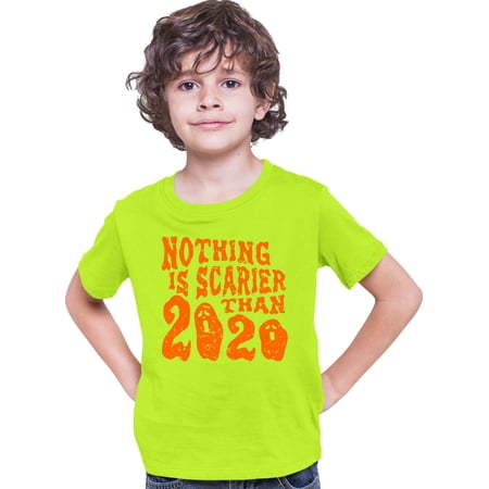 Youth Nothing Is Scarier Than 2020 Funny Ghost Halloween T-Shirt