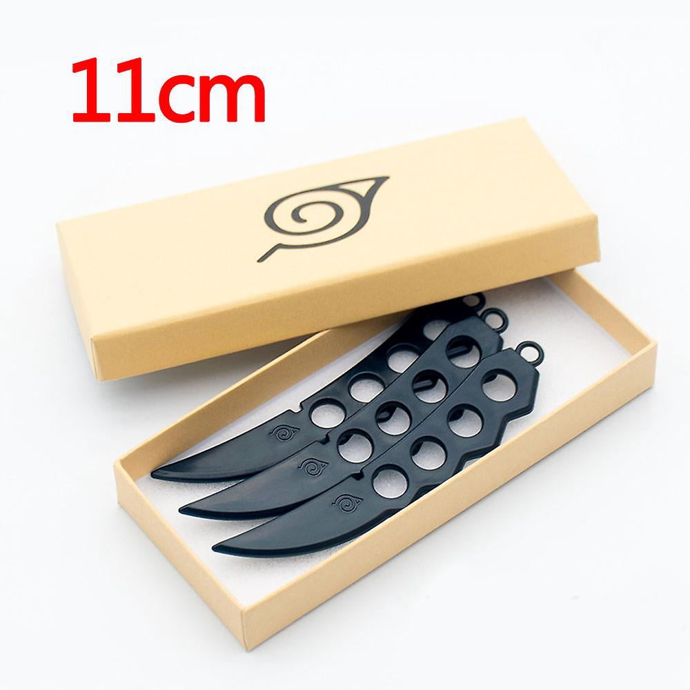 Anime Naruto Ninga Plastic Weapon Toys Cosplay Shuriken Kunai Acc