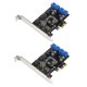 thumbnail image 1 of Tarjeta de Convertidor de Concentrador de Controlador USB3.0 Interno de 19 pines CUTICAT Tarjeta de expansión PCIe, 1 of 8