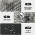 thumbnail image 3 of SIXHOME Kitchen Rugs 20"x32" Semicircular Kitchen Mat Non-Slip Twill Kitchen Floor Mats Washable Half Circle Small Throw Rug Brown, 3 of 6
