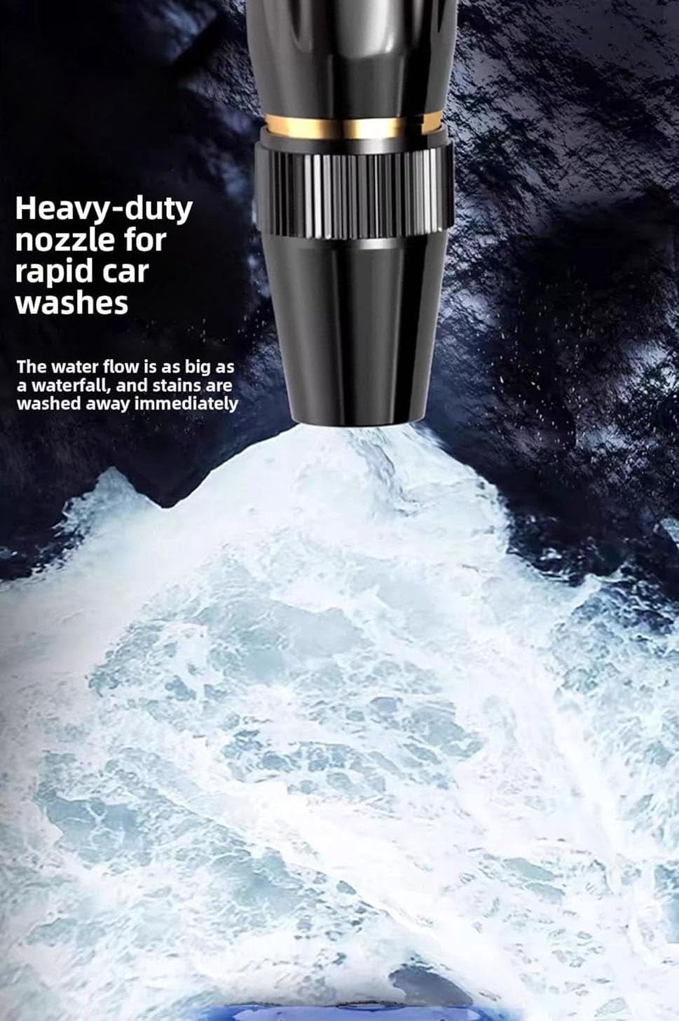 Car Wash Water Garden Hose Sprayer, Car Wash Water Garden Hose, Home High Pressure Car Wash Water Gun, Essential Multi-Purpose Hose Nozzle for Watering Plants