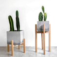 thumbnail image 2 of Simple Solid Wood Flower Stand Balcony Table Flower Stand Indoor Green Pot Flower Pot Bracket Solid Wood Flower Stand, 2 of 2