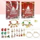 thumbnail image 1 of Calendario de Adviento de Navidad para niñas, Kit de pulsera DIY con temática de cuenta regresiva, sorpresa, caja ciega, regalos, 24 días, 2024, 1 of 4