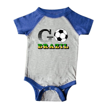 

Inktastic Go Brazil- Soccer Football Gift Baby Boy or Baby Girl Bodysuit