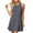 *Black, variant on ClodeEU Women's Polka Dot Round Neck Sleeveless A-Line Mini Dress,Summer Casual Flowy Beach Vacation Dress Army Green,Women's Plus L