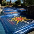 thumbnail image 5 of Solar Sun Rings UV Resistant Swimming Pool Heater Square Solar Cover, Sunburst, 5 of 6