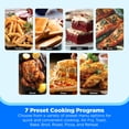 thumbnail image 4 of Midea Flexify French Door 1750W 26.4 Qt Black Toaster Oven & Air Fryer, 4 of 9