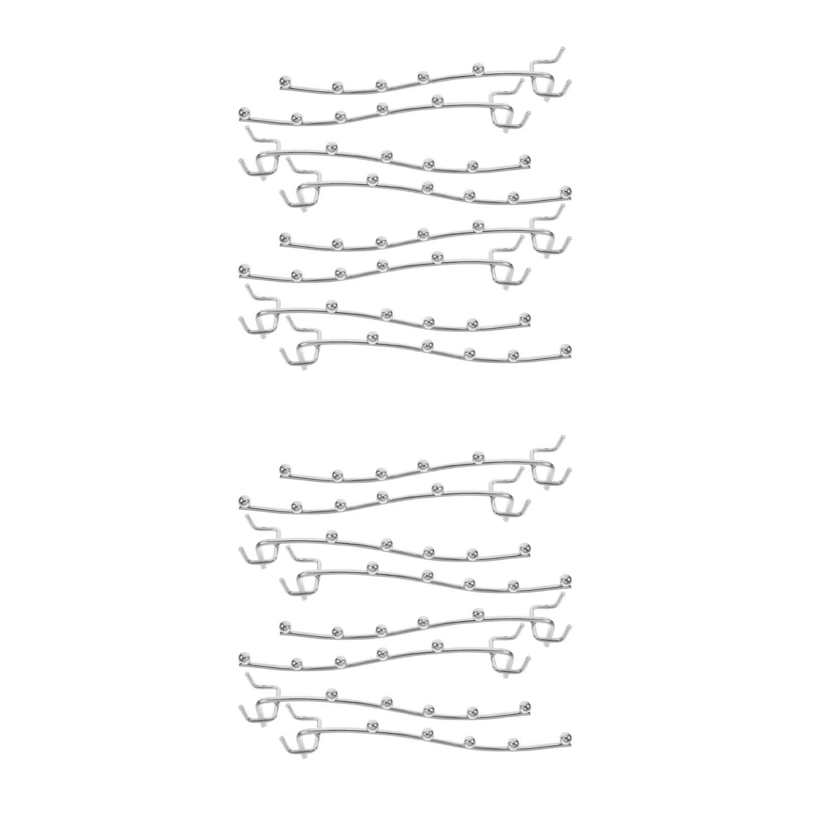 Worgeous 20 pcs Sturdy Pegboard Hooks Utility Pegboard Hooks For Garage Wall Heavy Duty Iron Peg Board Accessories For Hanging Tools Pegboard Hangers For Hanging Tools