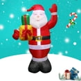 thumbnail image 3 of Decoraciones Navideñas Luces Accesorios Inflables para El Del Lugar Eventos Regalo Inflable 1 5 M Inflable Papá Noel (Bolsa Regalo Doble Capa 1 5 M EE. UU. para Personas Mayores), 3 of 9